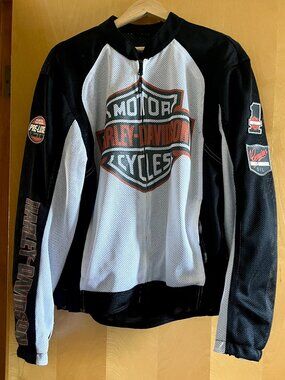 Mens Harley Davidson Summer Mesh Jacket. "Like New" Large